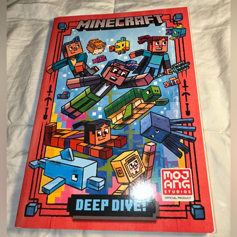!*KIDS BOOKS 4/$10*! Deep Dive! Minecraft Woodsword Chronicles #3, PB, 2019